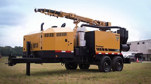 Introducing the VX75 trailer vac. Industry-leading performance in the 75 hp (56 kW) class. Turn an ordinary pickup truck into a high-performance vacuum excavator. Only from Vermeer. The vacuum excavation experts. See it at The Utility Expo booth K225 | Louisville. | Vermeer Infrastructure