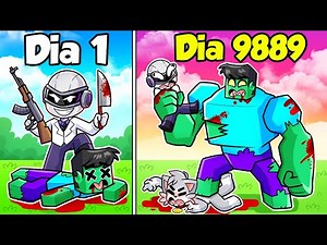 Sobreviviendo 9889 DÍAS en un APOCALIPSIS ZOMBIE de ROBLOX 💀😱
