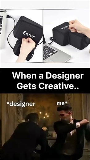 The Ultimate Stress-Relief Button: Big Enter Key! 🥊💻#shorts