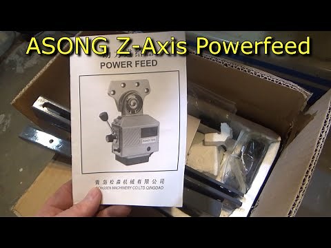 Asong Z Axis Powerfeed Install on my Acra Mill