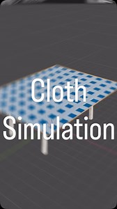 The easiest way to use cloth simulation in Blender #blendertricks #blendertips #blendertutorial | Rolando Otano