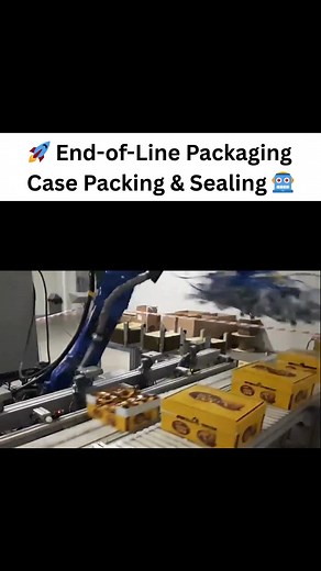 🚀 End-of-Line Packaging – Case Packing & Sealing 🤖 Efficiency meets precision at the end of every production line! 💡 Our automated case packing and sealing solutions ensure speed, consistency, and accuracy — minimizing downtime and maximizing productivity. From case forming and product loading to sealing and labeling, automation ensures every box is perfectly packed and ready for dispatch. 📦✨ Higher throughput Reduced labor costs Consistent packaging quality It’s time to upgrade your packagi