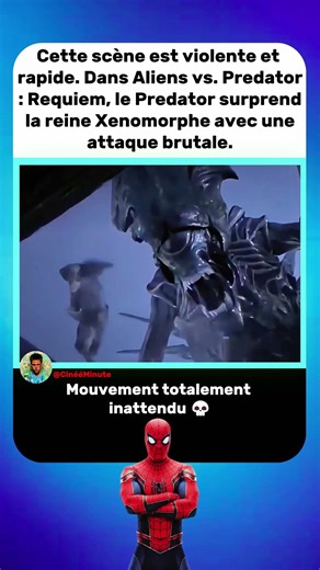 La Reine N’a Rien Vu Venir ⚡ | Aliens vs. Predator: Requiem (2007) #shorts