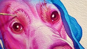 6.9K views · 438 reactions | Lady the Labrador, painted with Dr. Ph. Martin's Bombay India inks | Sanjana's Art | Facebook