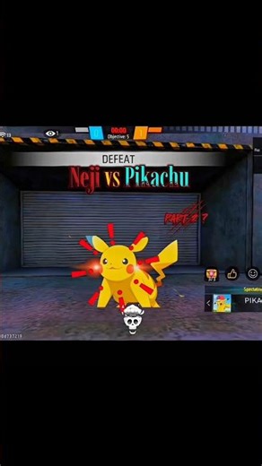 WHY IS PIKACHU IN FREE FIRE☠️🥷 #freefire #neji_kazehara