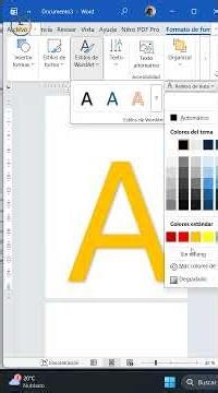 ✂️ Crea Moldes de Letras Profesionales en Microsoft Word #word #ofimática