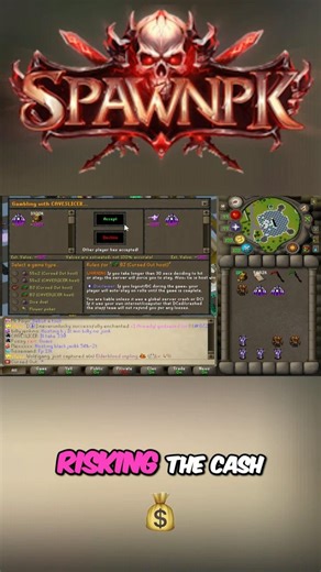 HIGH STAKES QUADRILLION GP POT!! #gaming #SpawnPK #FSW #rsps #osrs #runescape