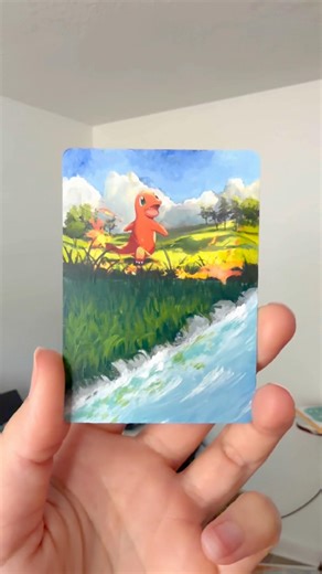 Charmander card alter! #fanart #animeeart #pokemon #pokemontcg #fantasy #smallbusiness #pokemoncards