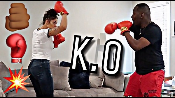 Epic Boxing Match Between Husband and Wife Gets Intense