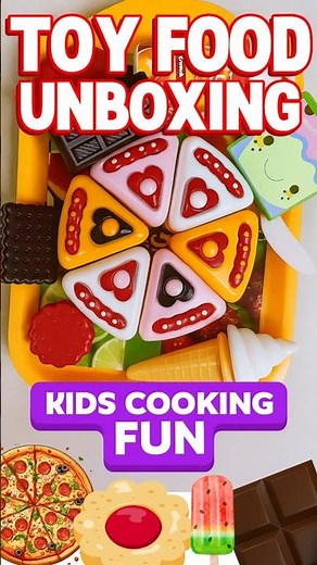 Kids Toy Food Cooking Fun 🍕 Toy Kitchen Kids Kitchen Set Play | Pretend Food Toys for Kids #kidsplay