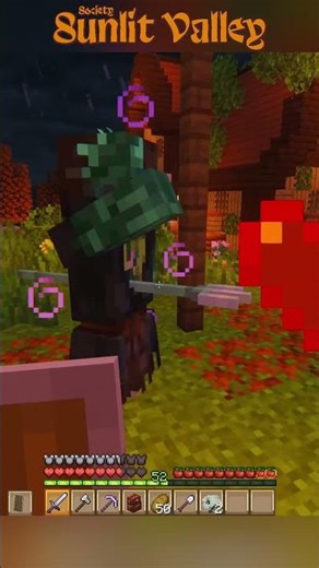 I almost had my FIRST DEATH in Sunlit Valley…to THIS?💀#sunlitvalley #societysunlitvalley #minecraft