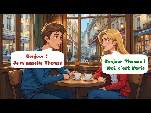 20 Minutes of Daily French Conversation Practice | 10 Simple French Dialogues (A1-A2)
