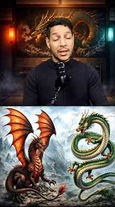 The difference between the Western dragon and the Eastern dragon 🐉