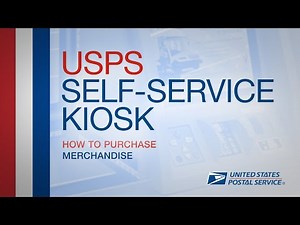 USPS Self-Service Kiosk - How to Purchase Merchandise
