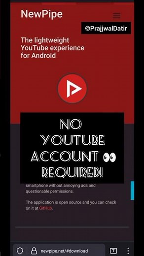NewPipe : Download YouTube videos | No / Block YouTube ads | Open source | YouTube alternative.