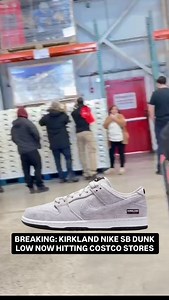 THIS IS NOT A DRILL: The Kirkland Signature x Nike SB Dunk Low Pro QS “Grey Fog” is now hitting select Costco stores. Let me know if any of y’all cop‼️🤯🛒 | Just Fresh Kicks