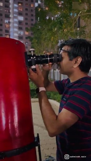 Viewing Jupiter through a homemade telescope