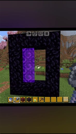 SPLIT NETHER PORTAL IN MINECRAFT..