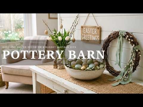 High-End Easter Decor on a Budget: Pottery Barn Inspired DIYs