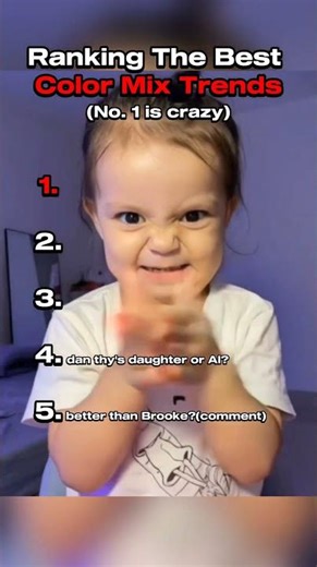 Ranking The Best Color Mixing Tiktok Trends