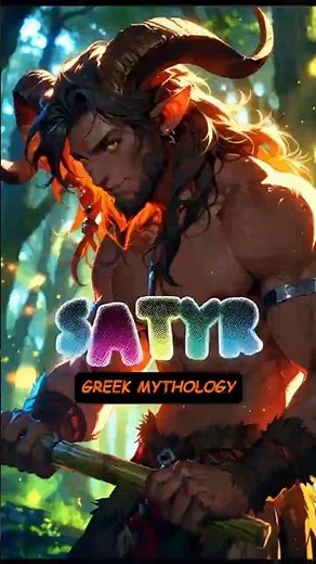 Satyrs Half Man, Half Goat, All Chaos! #shorts #greekmythology