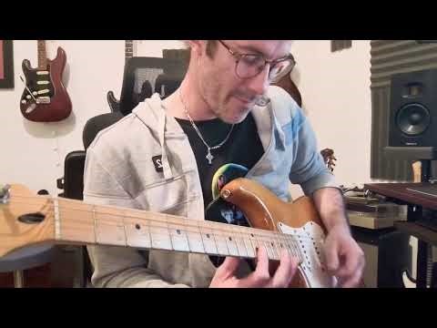 Fender stratocaster custom shop 69 pickups slow blues