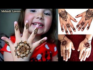 छोटी लड़कियों के लिए बेहद आसान और खूबसूरत मेहंदी डिज़ाइन | Top 3 Easy And Beautiful Kids Mehndi Design