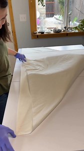 Check out some of the process of creating a large ice-dyed tapestry! This piece is available on my website as I post this. You can find a link to my site and a newsletter sign-up page in my bio. Thank you for watching! | Moondipper Tie Dye