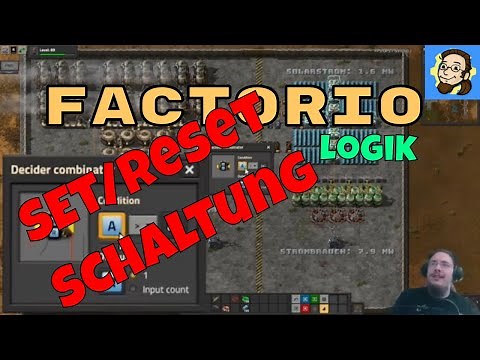 Factorio Signale Set/Reset-Schaltung Tutorial - Stromnetze trennen, Akkus nutzen, Kohle sparen!