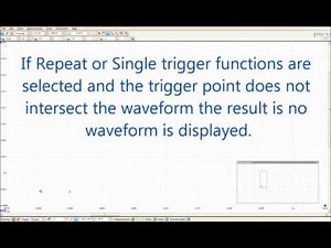 Pico Scope Basics how to use Triggers