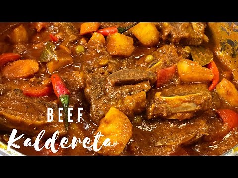 How to make Beef Kaldereta Recipe/Easy to make Beef Caldereta Recipe/Get Cookin'