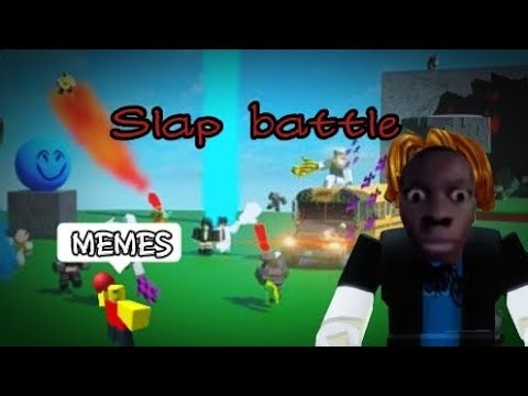 Funny moments in SLAP BATTLES (MEMES)