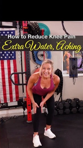 How to Reduce Knee Pain & Water Retention 🌿 Lymphatic Drain Technique