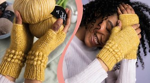 Sticka halvvantar med struktur – gratis stickmönster