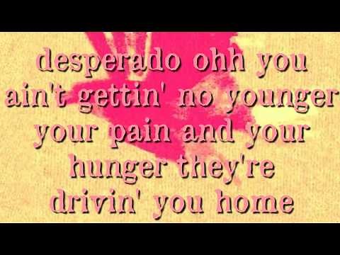 Eagles // DESPERADO // lyrics+ // SiLeNt videO cOver due to cOpyright striKe