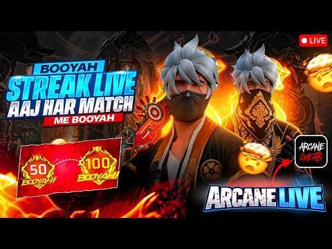 😱REAL HACKER VS HACKER ! || ARCANE PANEL LIVE || SILENTAIM + DOWNKILL PUSHING CS RANK || FREE FIRE🔥