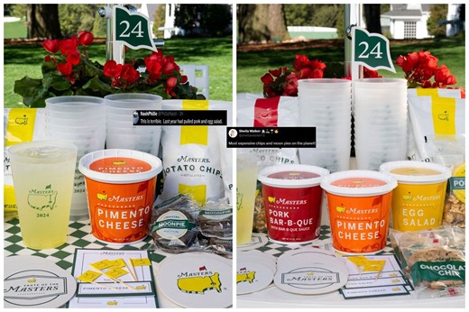 “This is terrible” “Most expensive chips and moon pies” – Fans react to The Masters’ $100 ‘Taste of the Masters’ meal box