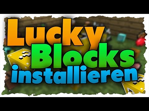 Installing the Minecraft 1.8 Lucky Block Mod - Tutorial (German)