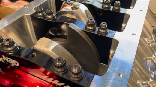 This MMR billet coyote is to cool to cover with a oil pan. Thankfully we have billet oil pans too! | Modular Motorsports Racing - MMR