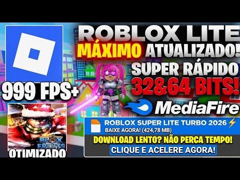 🤑 MELHOR DELTA LITE VNG 2026 ACABOU DE LANÇAR! 🔥 ZERO LAG NO ROBLOX MOBILE (MEDIAFIRE)