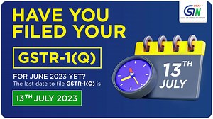 Gentle Reminder for Taxpayers filing Quarterly #GSTR_1 #QRMP | Goods and Services Tax Network