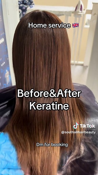 Keratine Treatment Before and After Highlights