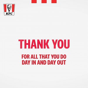 16K views · 408 reactions | Shout-out to all our KFC team members working tirelessly night and day so everyone gets the KFC meals they crave.  You’re an inspiration and deserve a virtual high-five!  | KFC | Facebook