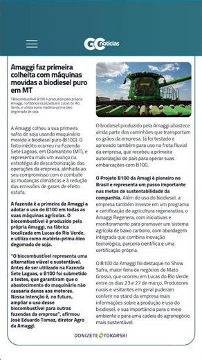 Amaggi: Quando a Inovação Colhe Sustentabilidade