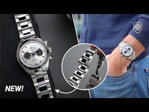 Timex Strikes again with a 39mm Panda Chrono and a brilliant bracelet!