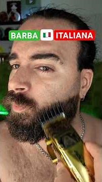 BARBA ITALIANA 🤌🏻🇮🇹 How I Turned My Viking Beard into an Italian Beard Style #asmr #barber