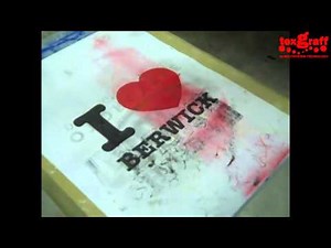 Screen Printing on Shopper Bag