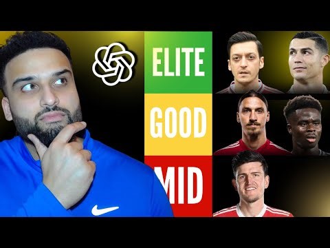 Ranking Man United & Arsenal Greats Since 2010 | Tier List (AI Helps, I Decide)