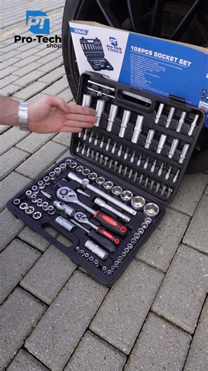 3.6K views · 705 reactions | Esenciálna 108 kusová Gola sada Pro - Tech TOOLS pre každého, kto sa venuje opravám či servisom. ⚒️. Náradie je vyrobené z CrV ocele, vaka čomu zefektívňuje prácu.  | Pro-Tech shop.sk | Facebook