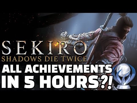 ALL ACHIEVEMENTS Sekiro Speedrun in 4:51:33 (Former World Record)